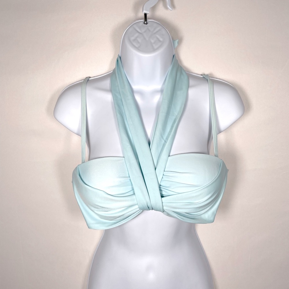 Baby Blue Bikini Top Size 14
